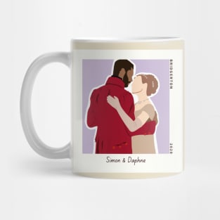 Simon Basset and Daphne Bridgerton Mug